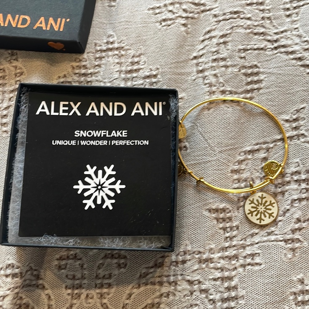 Alex and Ani Snowflake bracelet